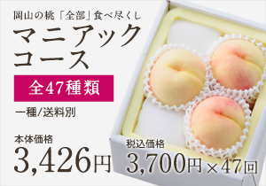 桃全部食べ尽くしマニアック