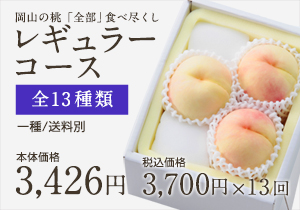 桃全部食べ尽くしレギュラー