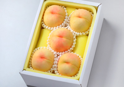 おかやま夢白桃　秀品5玉