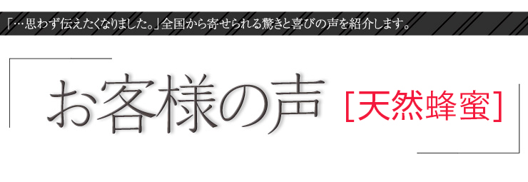 お客様の声