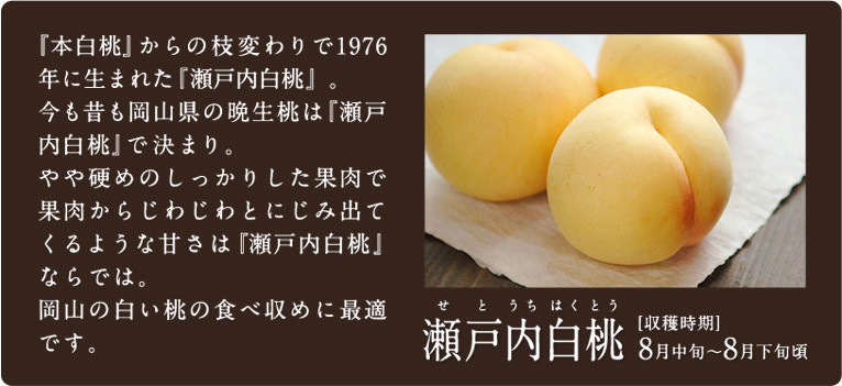 瀬戸内白桃