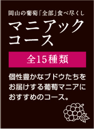 岡山の葡萄食べ尽くしマニアック