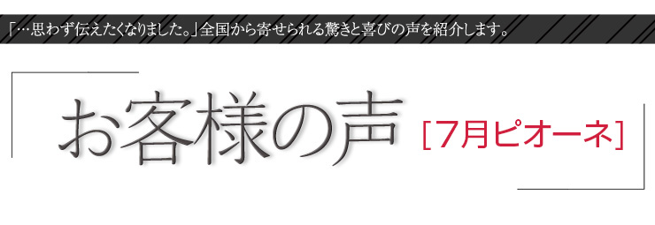 お客様の声