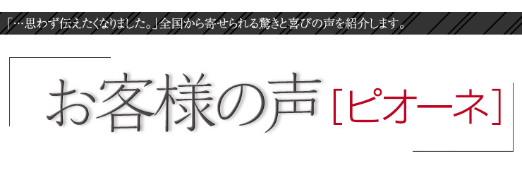 お客様の声