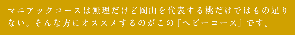 究極マニアックコース