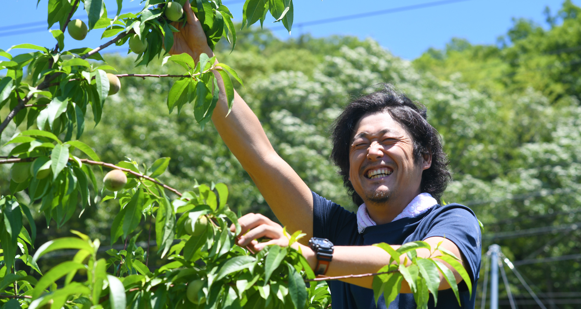 総社もも生産組合 佐伯良太朗さん