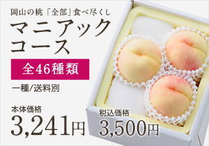 桃食べ尽くし マニアックコース
